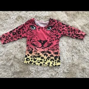 Justice-cute cheetah print shirt
